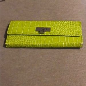 Green Leather Wallet